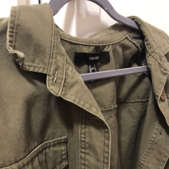 Green Jean Jacket - Picture 2 of 2